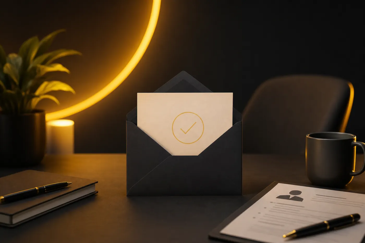 Editorial illustration for How to Decline a Job Interview Politely: Email Templates
