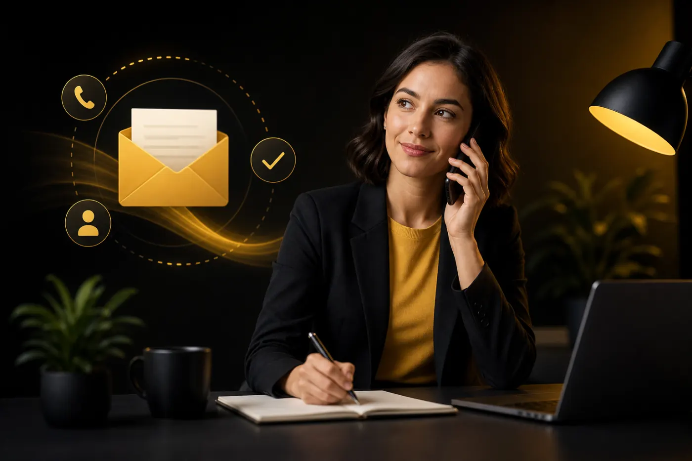 Editorial illustration for How to Follow Up After a Phone Interview: Email Template and Examples