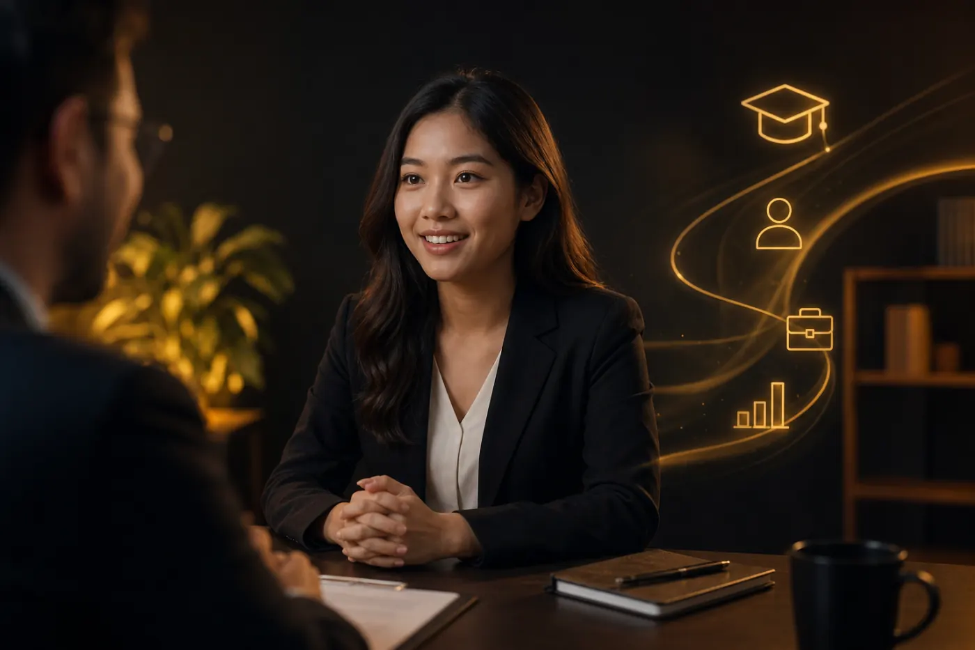 Editorial illustration for How to Write a LinkedIn Summary for Recent Graduates