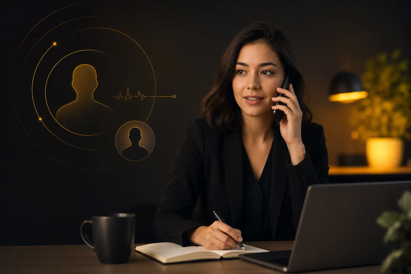 Editorial illustration for What to Say in a Phone Interview: 25 Common Questions and Best Answers