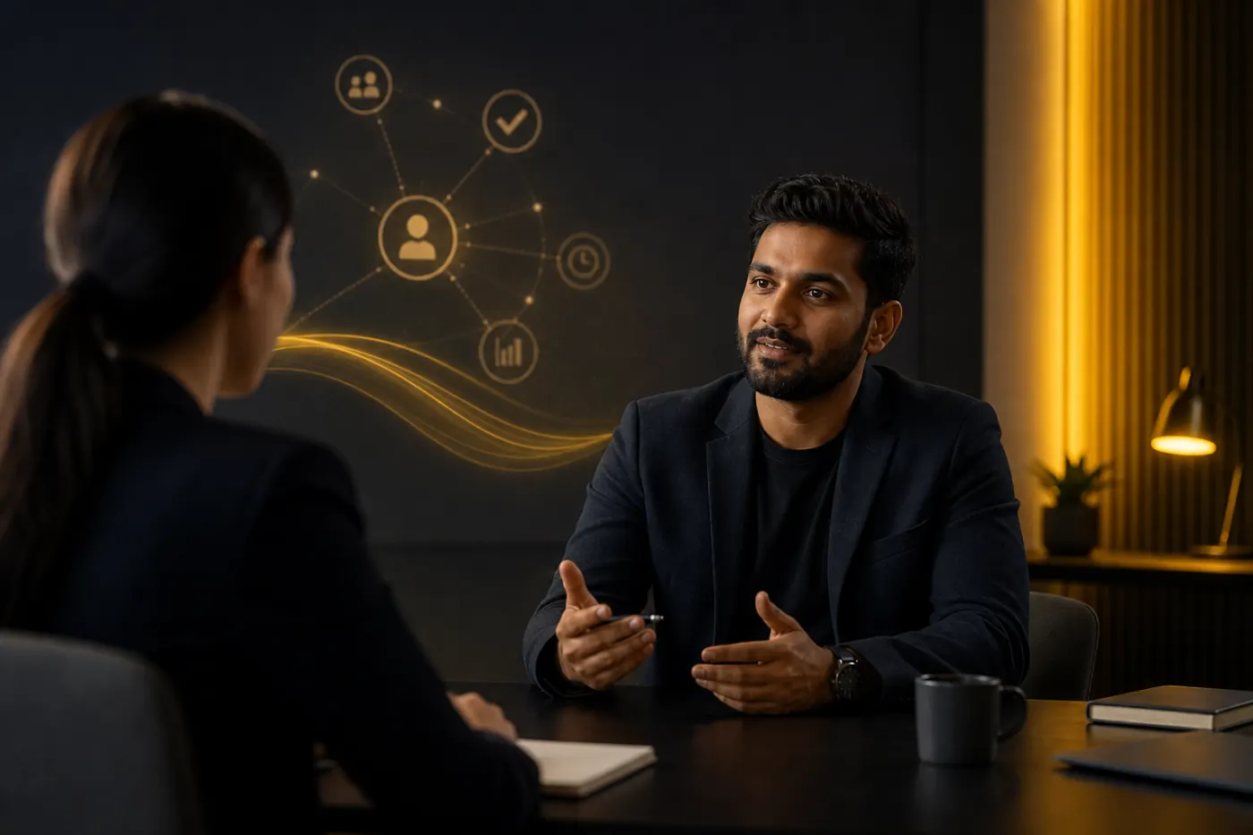 Editorial illustration for Project Manager Interview Questions and Answers (2026)