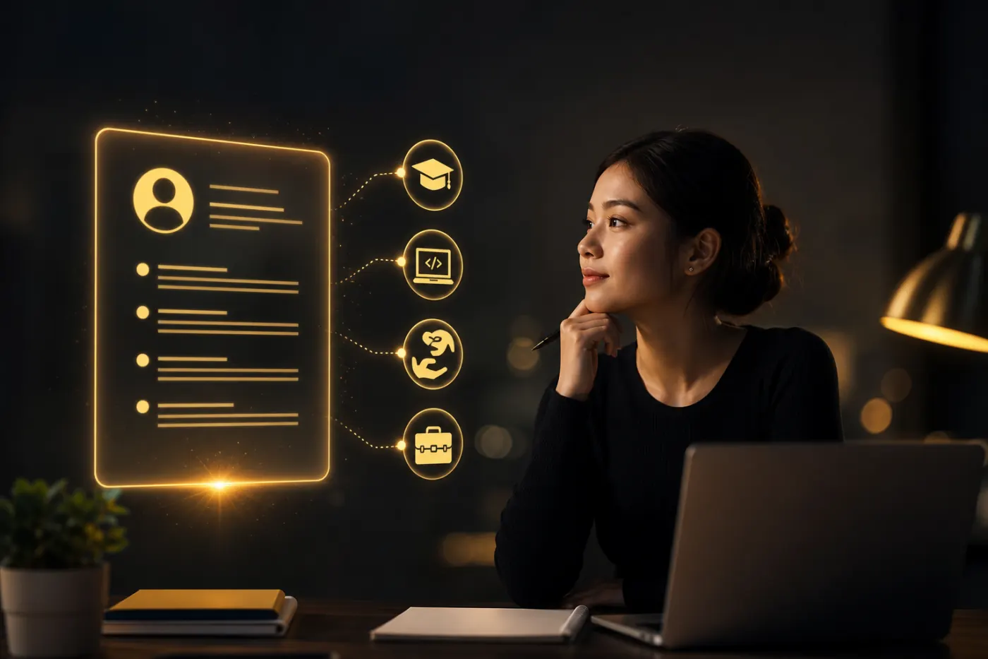 Editorial illustration for How to Write Resume Bullet Points With No Experience
