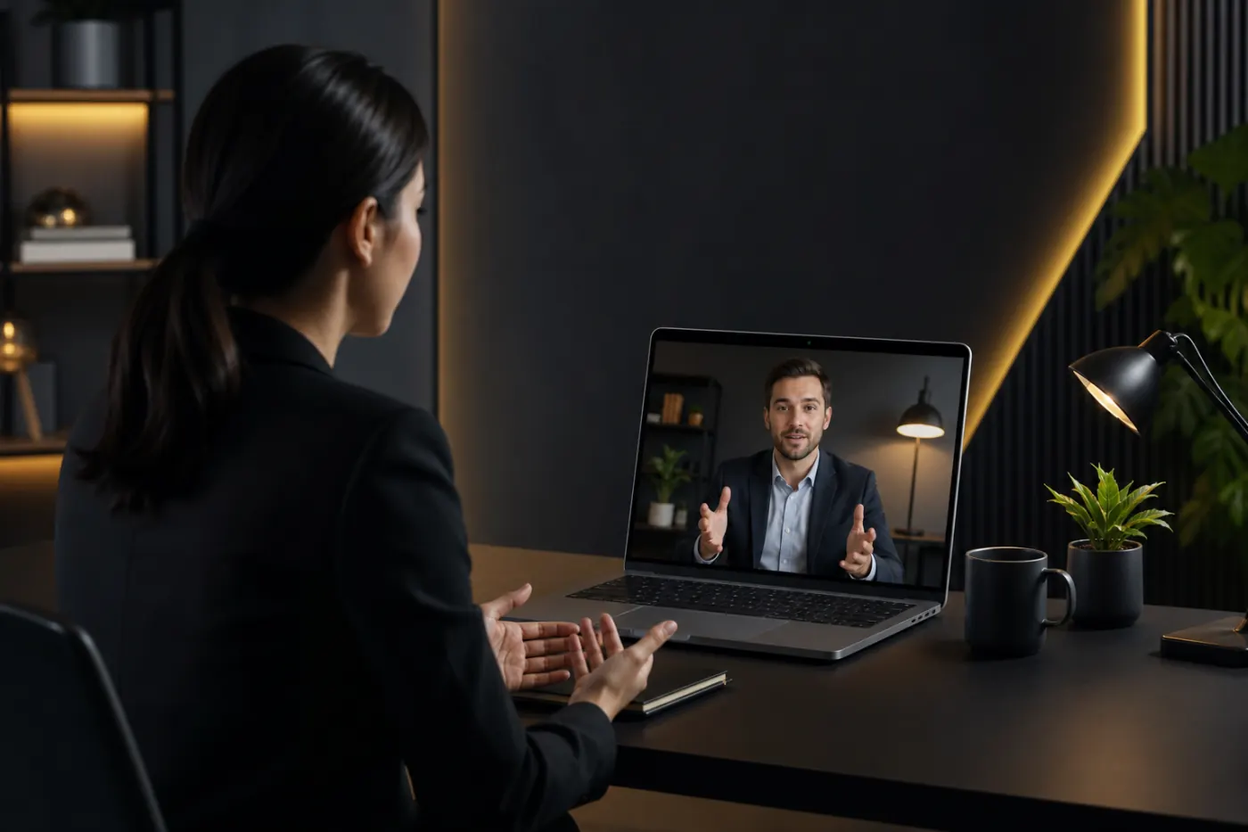 Editorial illustration for What to Say in a Video Interview: 20 Common Questions and Best Answers (2026)
