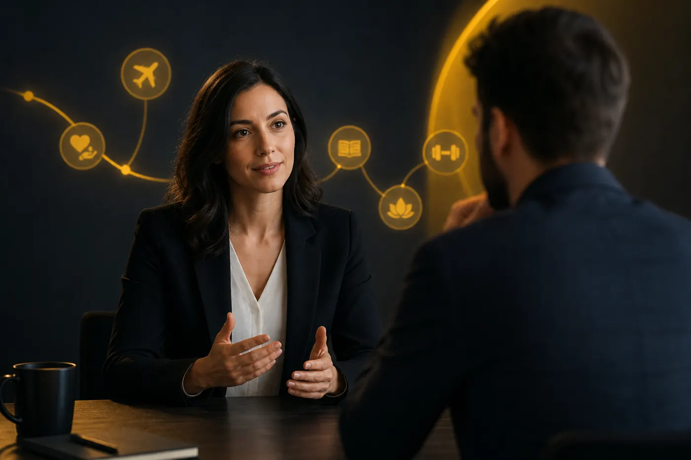 Editorial illustration for What to Say About a Gap in Your Resume